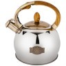 Чайник agness со свистком, серия монблан, 3,0 л термоаккумулирующее дно, индукция (937-831)