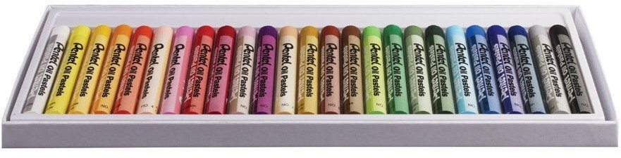 Пастель масляная художественная Pentel Oil Pastels 25 цветов 181302 (2) (69522)