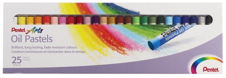 Пастель масляная художественная Pentel Oil Pastels 25 цветов 181302 (2) (69522)