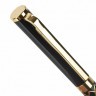 Ручка подарочная шариковая Galant Klondike корпус черный с золотистым синяя 141357 (91998)