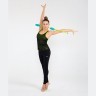 БЕЗ УПАКОВКИ Булавы для художественной гимнастики Exam, 40,5 см, аквамарин/лайм (2102890)