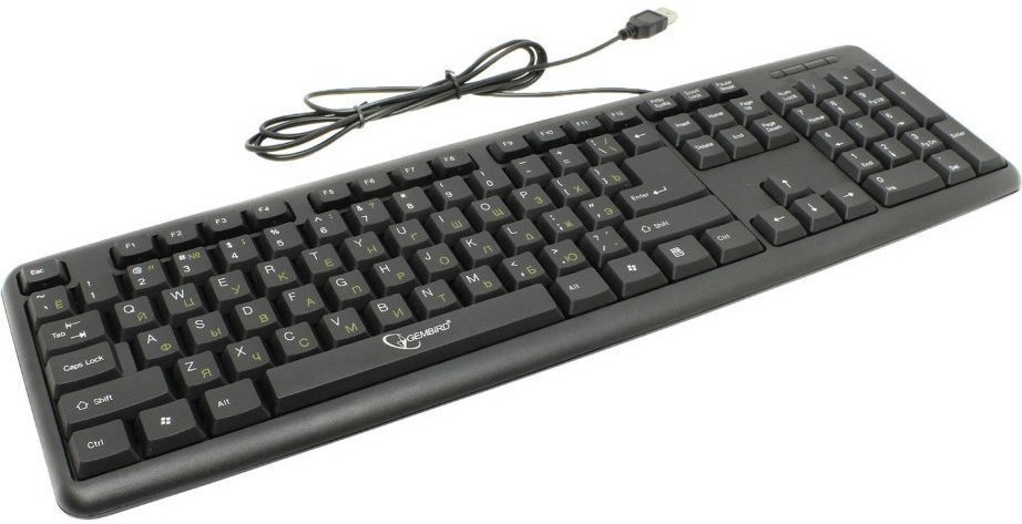 Клавиатура проводная USB Gembird KB-8320U-BL (67048)