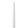 Набор свечей из 10 штук крученые лакированный белый высота 23 см Adpal (348-847)