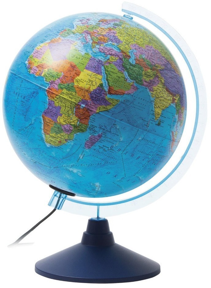 Глобус политический Globen Классик Евро d250 мм с подсветкой Ке012500190 (72917)