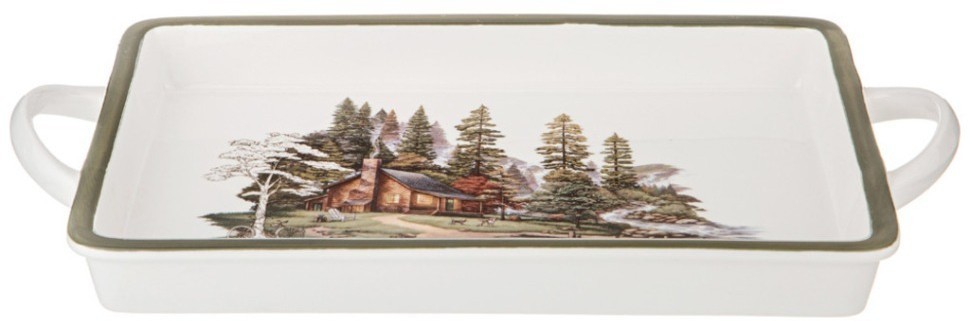Блюдо с ручками lefard "family house" прямоуг. 35,5*20*4 см (263-1317)