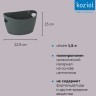 Контейнер для хранения bottichelli, organic, 1,5 л, темно-серый (73129)