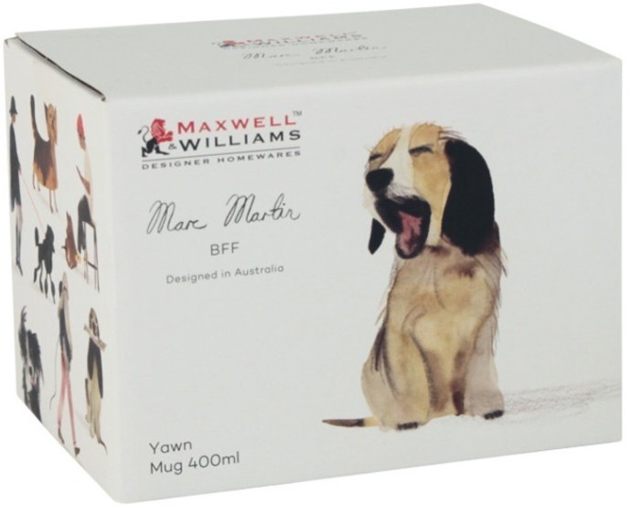 Кружка Зевающий пёс, 0,4 л - MW637-DX1061 Maxwell & Williams