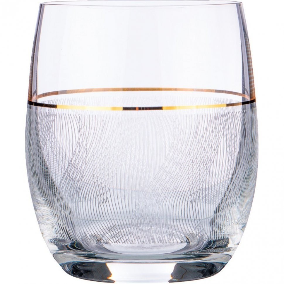 Набор стаканов для виски "viola elegance" из 6 шт. 300 мл. высота=10 см. Bohemia Crystal (674-729)