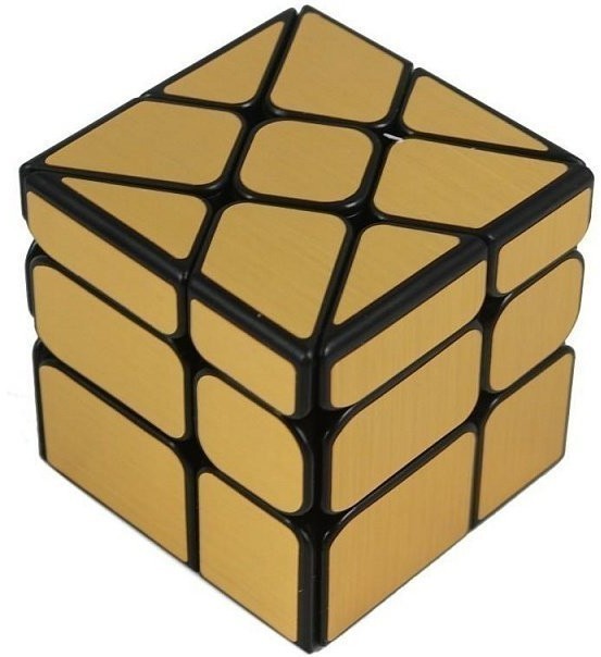 Зеркальный Кубик Колесо Золото (29762)