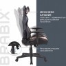 Кресло компьютерное Brabix GT Racer GM-100 ткань/экокожа черно-коричневое 531819 (84658)