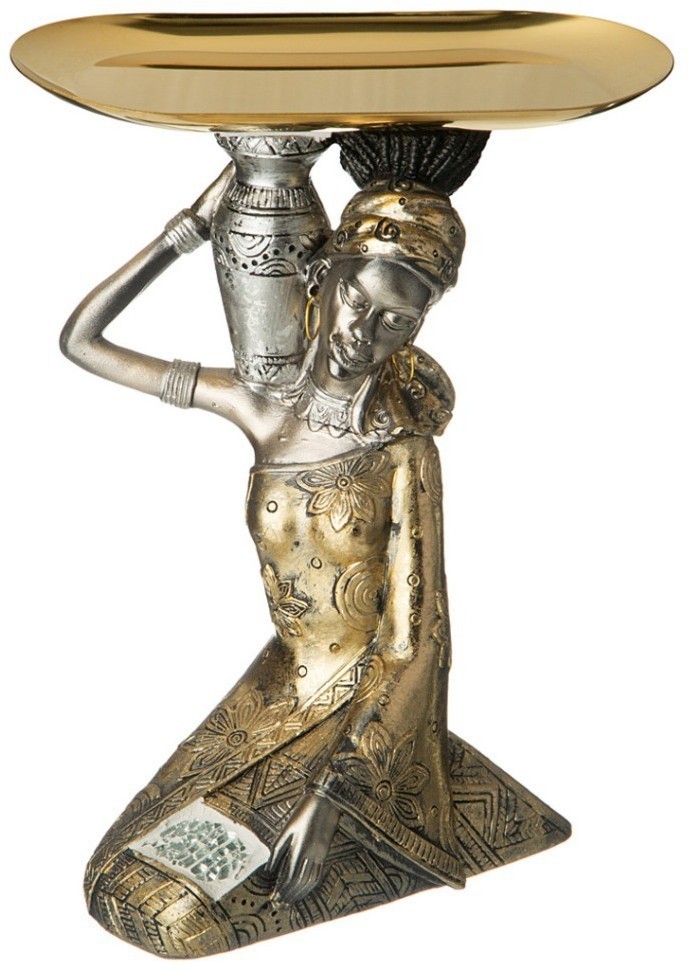 Подставка декоративная для мелочей "африканка" 14*12*20,5 см Lefard (146-1802)