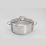 Кастрюля-сотейник Кулинария, 20 см, 2,8 л, крышка стеклянная - 368474 Metalac