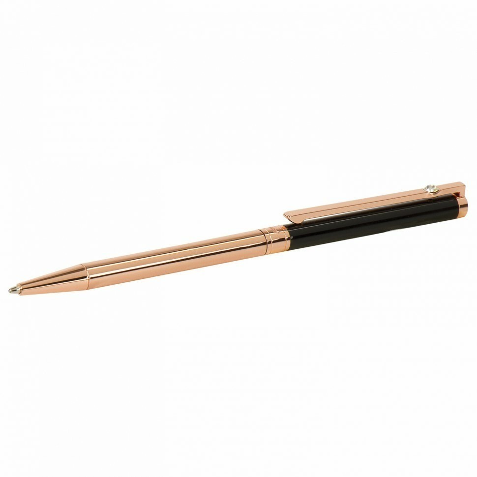 Ручка подарочная шариковая Galant ASTRON корпус черный с золотом синяя 143525 (92009)