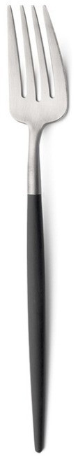 Вилка для рыбы GO.10, нержавеющая сталь 18/10, композитный материал, matte chrom/black, CUTIPOL