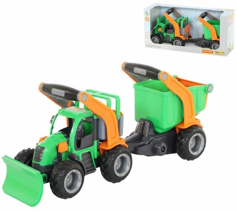 "ГрипТрак", трактор снегоуборочный с полуприцепом (в коробке) (37381_PLS)
