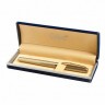 Ручка подарочная перьевая Galant VERSUS корпус золотистый синяя 143528 (92010)