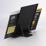 Подставка для книг учебников Brauberg регулируемый наклон металл/пластик черная 237447 (89669)