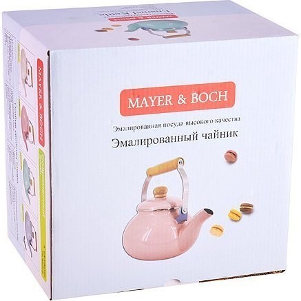 Чайник Эмаль 2,5 л с крышкой Mayer&Boch (29490)