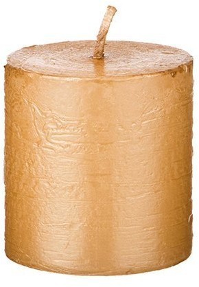Свеча цилиндр 5 см золотая (TT-00008628)