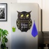 Доска на холодильник магнитно-меловая Brauberg Baby Owl 30х40 см 237842 (84568)
