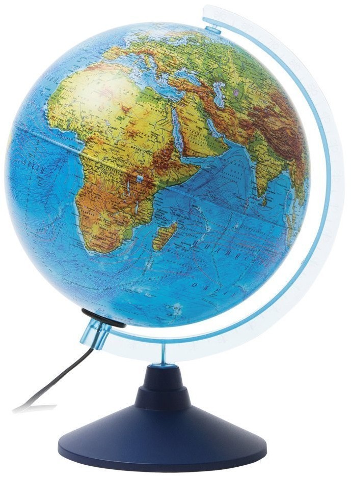 Глобус физический/политический Globen Классик Евро d250 мм с подсветкой Ке012500191 (72918)