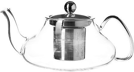 Заварочный чайник 3пр 600мл стек н/с LR (60075)