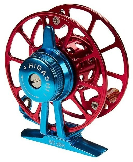 Катушка инерционная Higashi HSF 5/6 Blue/Red (81208)