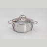 Кастрюля-сотейник Кулинария, 16 см, 1,4 л, крышка стеклянная - 368473 Metalac
