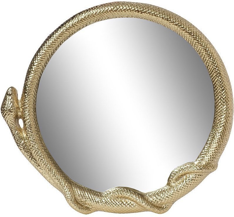 Зеркало декоративное "Змейка" цвет золото 35*36*3см (TT-00005610)