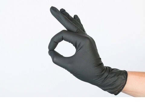 Перчатки нитриловые одноразовые Лайма 50 пар (100 шт) размер XL 606296 (87214)
