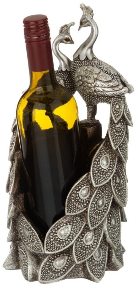 Подставка декоративная под бутылку "павлины" 16,5*16,3*32,2 см Lefard (146-1760)