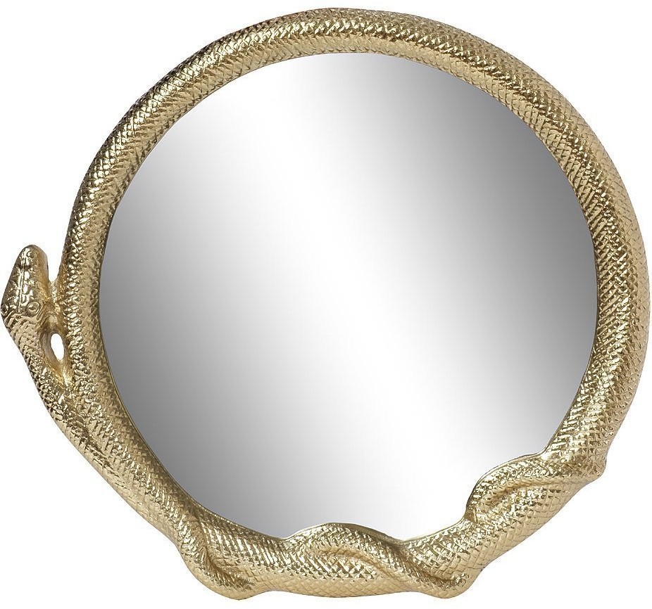 Зеркало декоративное "Змейка" цвет золото 78*74*5см (TT-00005611)
