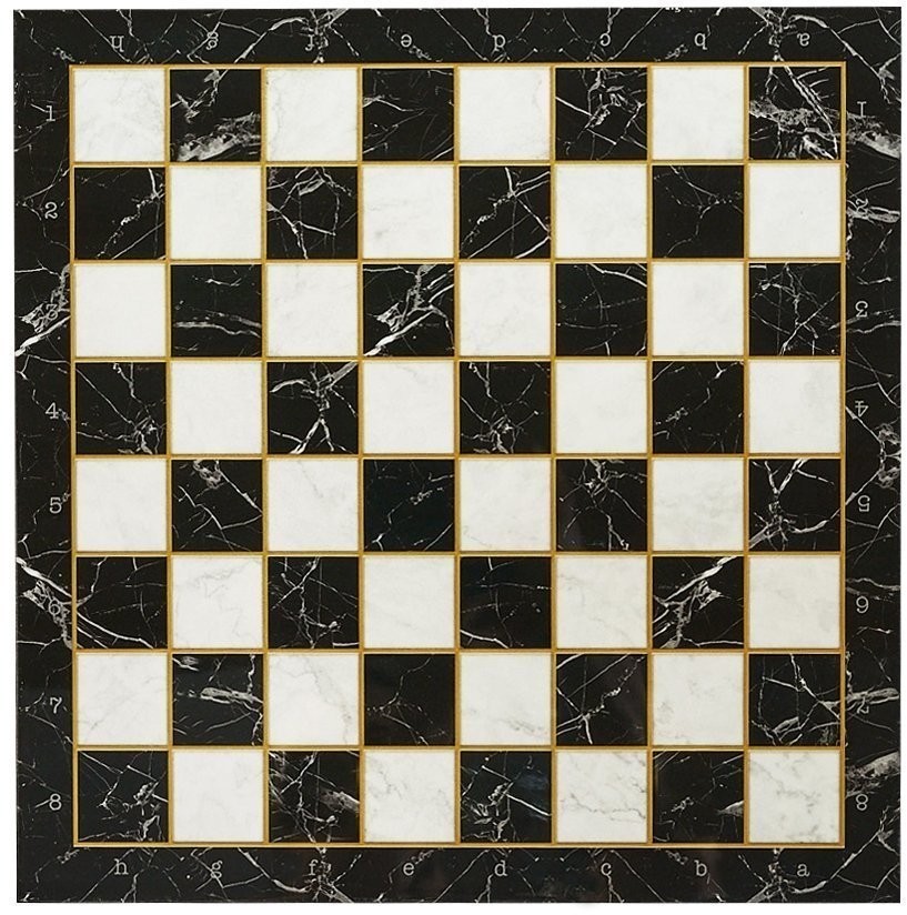 Шахматная доска Черный Мрамор XL, Турция, Yenigun (46001)