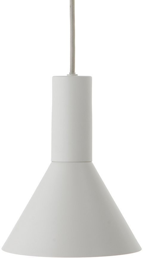 Лампа подвесная lyss, 18х23 см, светло-серая матовая (73009)