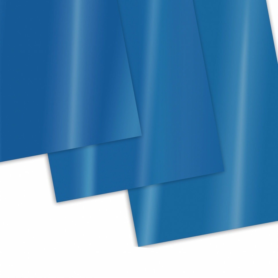 Обложки картонные для переплета, А4, к-т 100 шт глянцевые, 250 г/м2, синие, Brauberg, 530955 (89995)