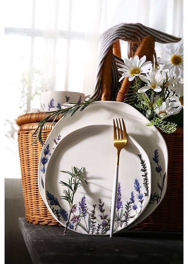 Набор тарелок floral, D26 см, 2 шт. (72369)