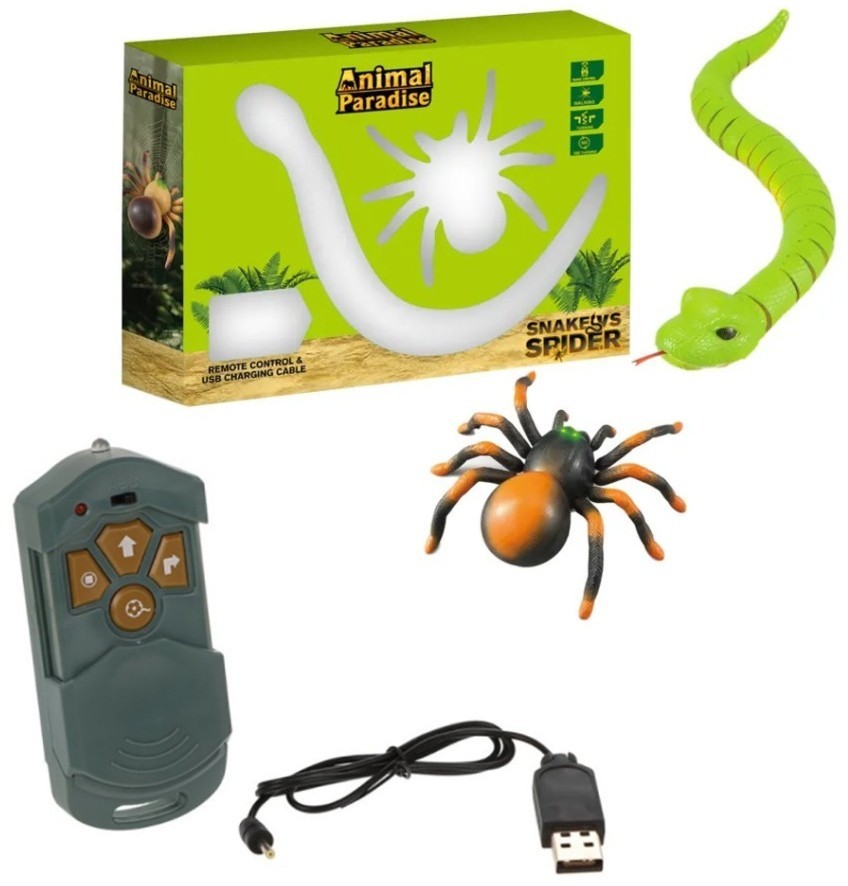 Радиоуправляемый набор змея и паук Тарантул (RUI-8906-GREEN)