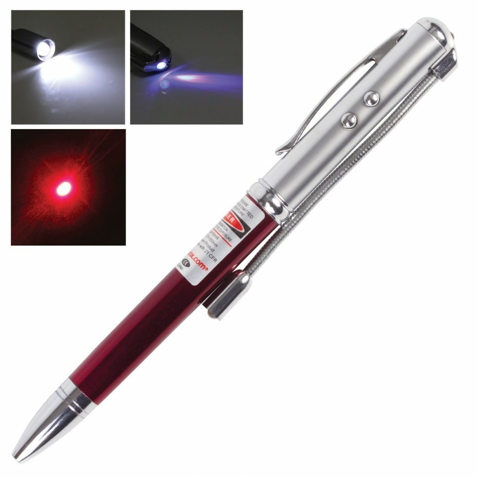 Указка лазерная радиус 200 м красный луч LED-фонарь стилус ручка TD-RP-36 236946 (92977)
