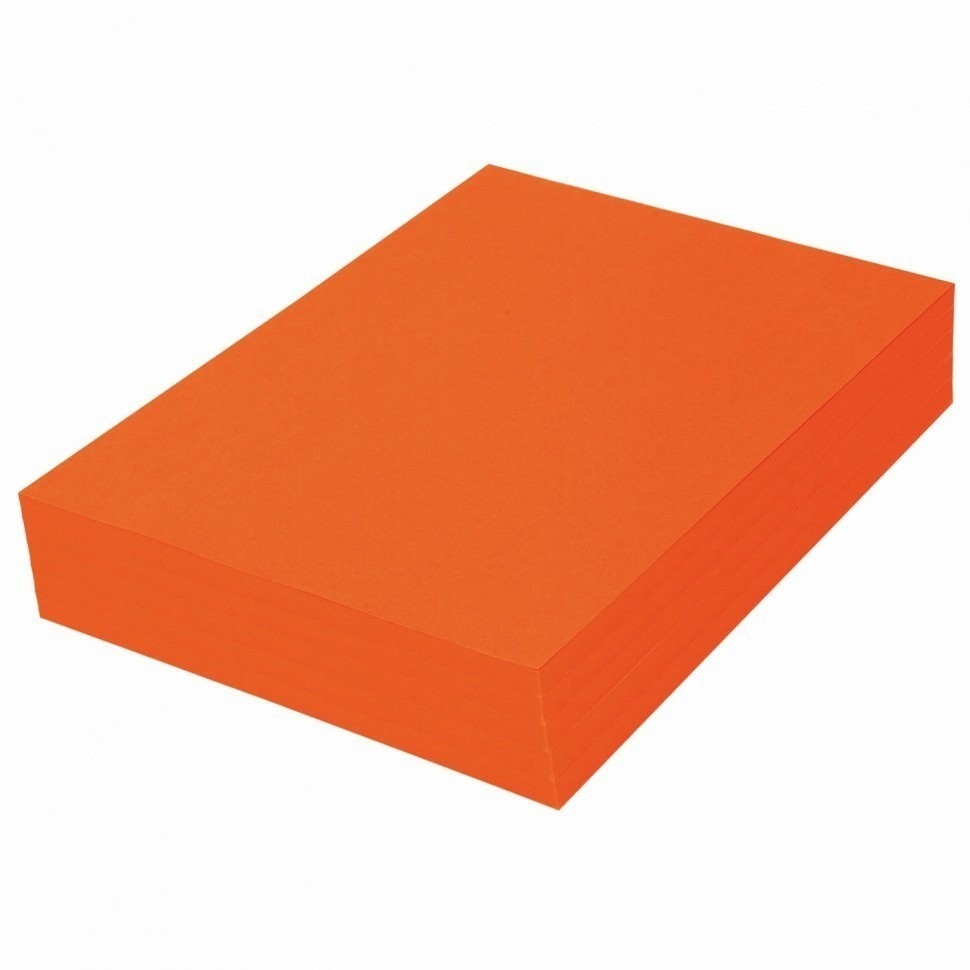 Бумага цветная DOUBLE A А4 80 г/м2 500 л интенсив оранжевая 115123 (92588)