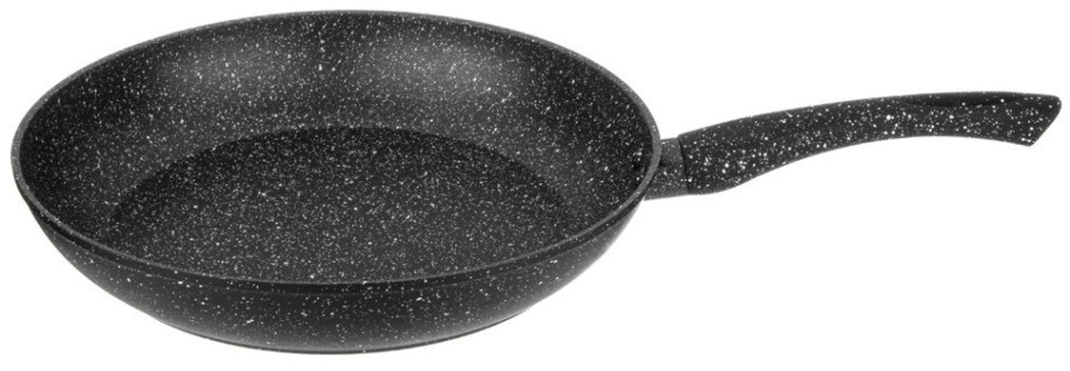 Сковорода agness с антипригарным покрытием "black marble", 26х5,2см (932-515)