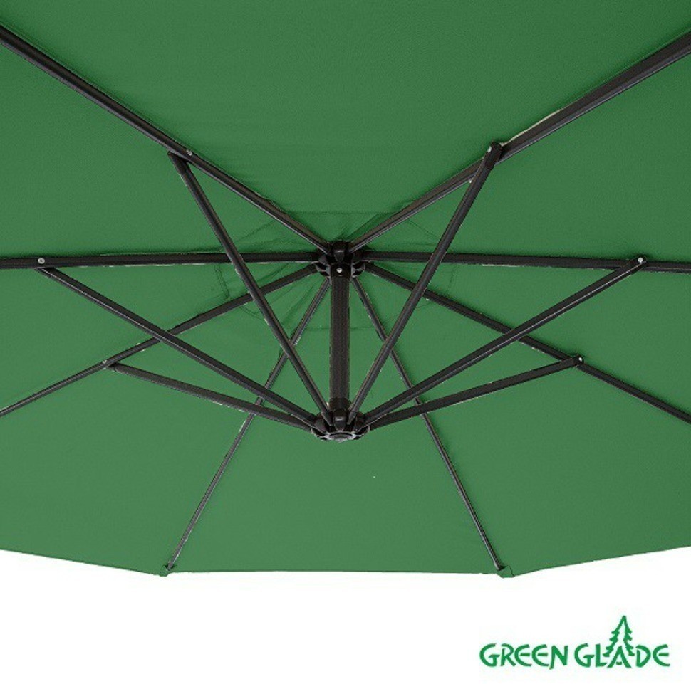 Зонт садовый Green Glade зеленый 8004 (96217)
