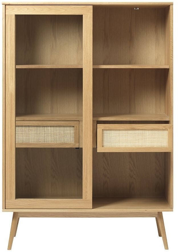Шкаф книжный unique furniture, barrali, 110х40х160 см (72020)