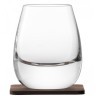 Набор стаканов с деревянными подставками islay whisky, 250 мл, 2 шт. (59319)