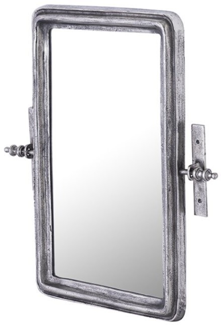 Зеркало 25215-70, металл, зеркало, Antique silver, ROOMERS FURNITURE