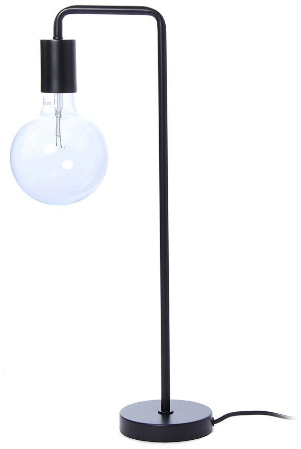 Лампа настольная cool, 15х22,5х55 см, черная матовая (67905)