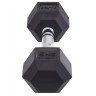 Гантель гексагональная DB-301 9 кг, обрезиненная, черный (1484596)