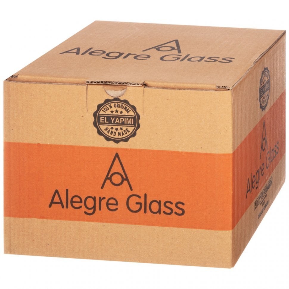 Ваза на ножке 19x11,5 см Alegre Glass (337-036)