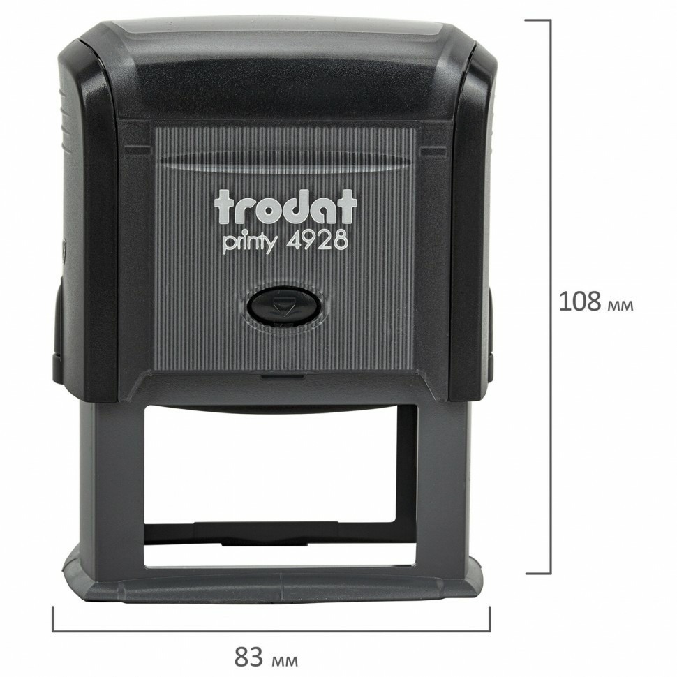Оснастка для штампа размер оттиска 60х33 мм синий TRODAT 4928 подушка в к-те 53122 236817 (92965)