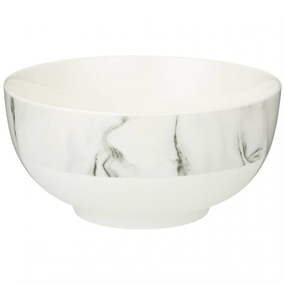Тарелка суповая lefard bianco marble 14*6,8см 600мл (87-265)