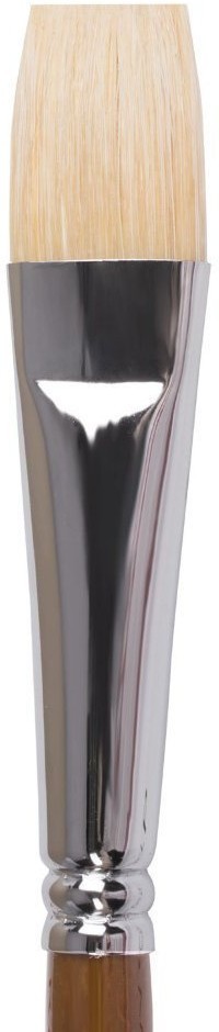 Кисть художественная щетина плоская № 22 длинная ручка 200723 (2) (69448)